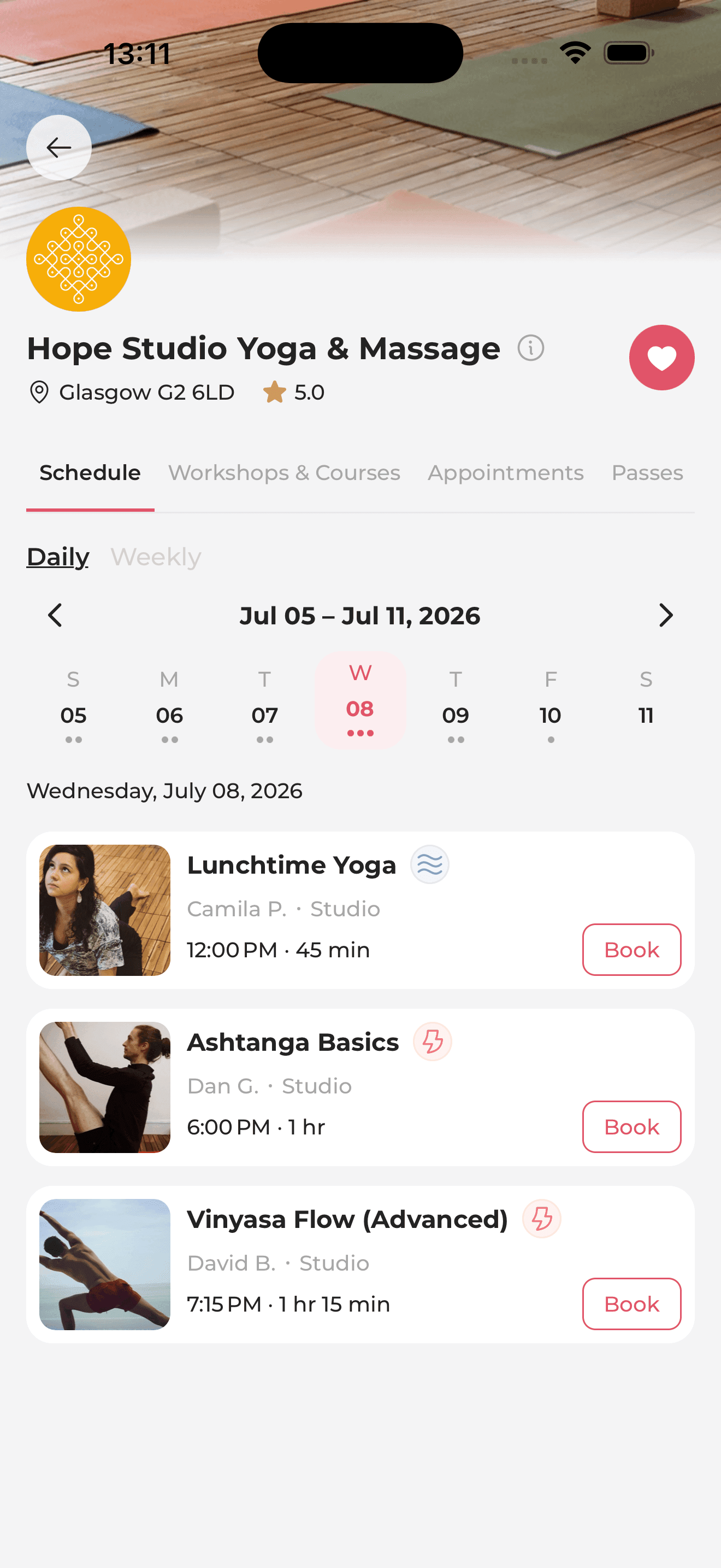 Find your next class