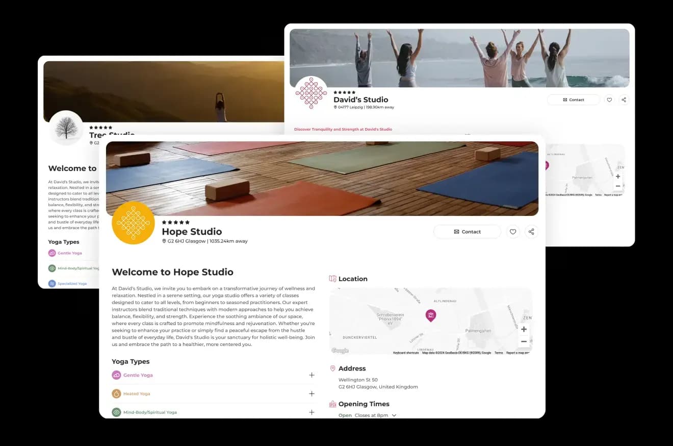 Customize Your Studio Profile Page